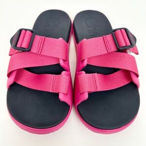 Chaco Chillos Pink Slide Sandal Women's Size 7 Color Magenta